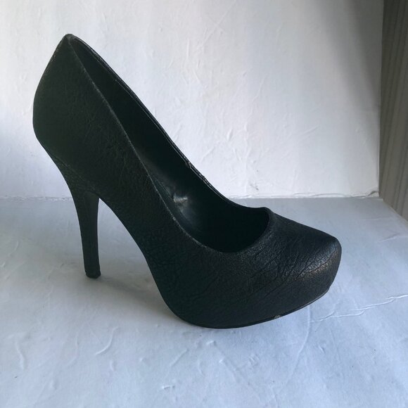 MIX No. 6 - Black platform heals. Size 7 1/2 - Picture 1 of 4